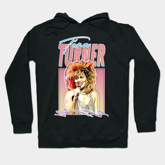 Tina Turner ///// 80s Style Retro Fan Art Design Hoodie by DankFutura